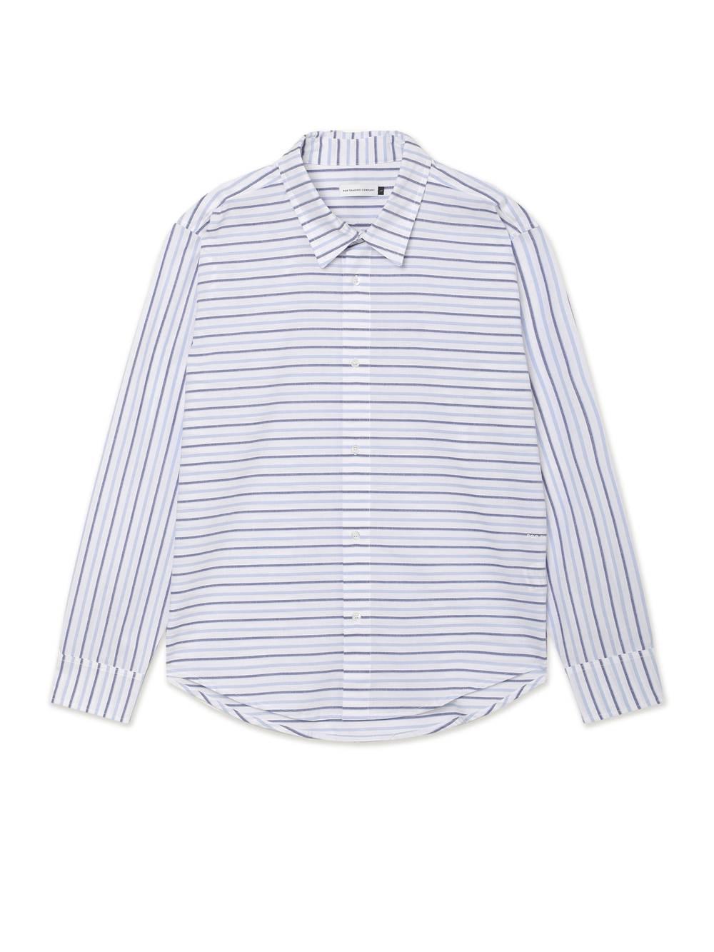 Мужская Рубашка Striped Logo
