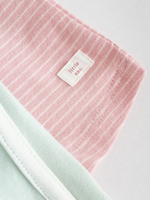 Футболка и шорты в комплекте для малышей Next AG4-644, 3 шт., Розовый, Салатовый