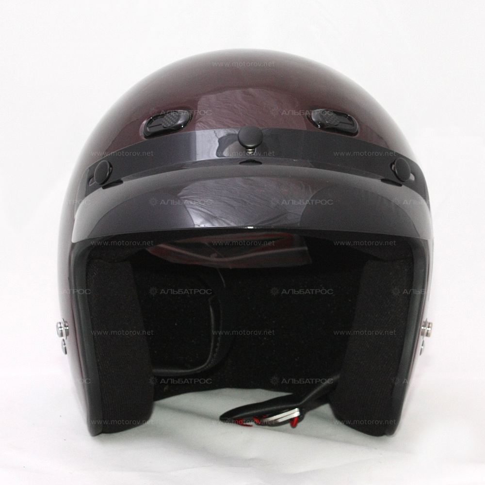 Шлем открытый ZOX Colli Pl, вишнёвый