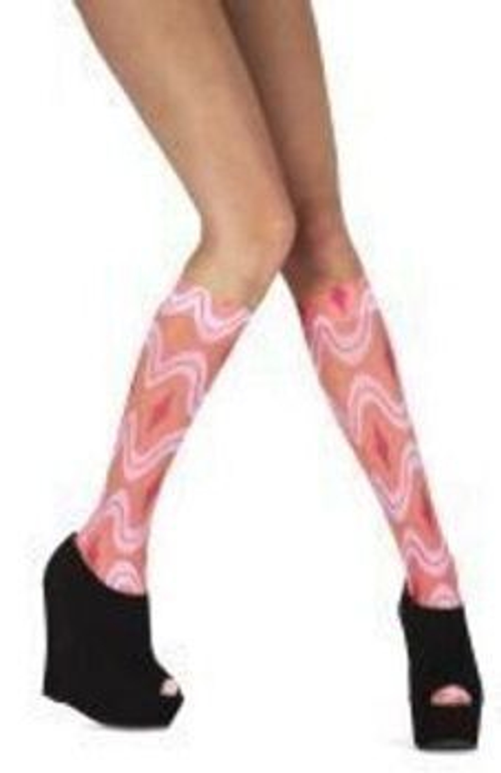 Яркие гольфы Rave (Размер: S-M-L) (Цвет: зеленый)