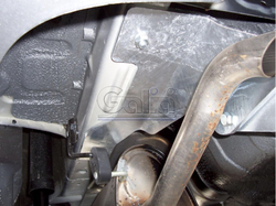 Фаркоп оцинкованный Galia C049A для Chevrolet Aveo седан 2002-2012(паспорт и сертификат в комплекте)(без электрики)