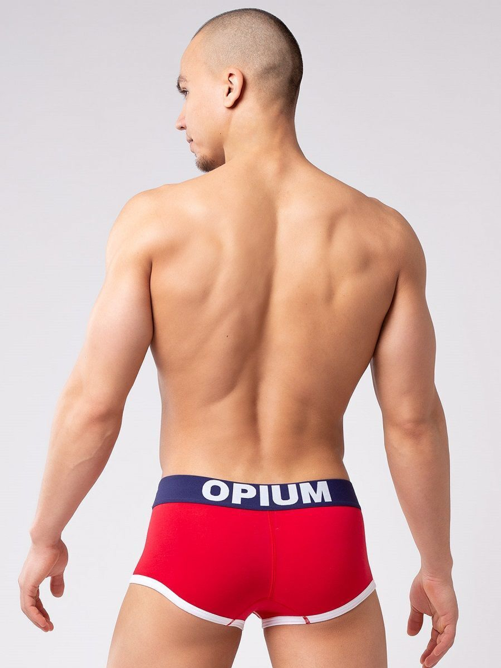 Мужские укороченные боксеры (Размер: XXXL) (Цвет: черный)