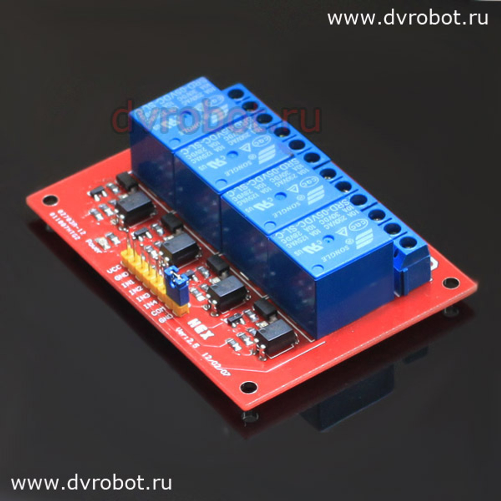 Реле - 4 "HEX" 2.0
