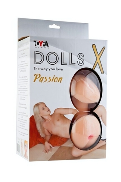 Большегрудая рыжая школьница с реалистичной вагиной Dolls X (3 отверстия) (Цвет: светлокожая)