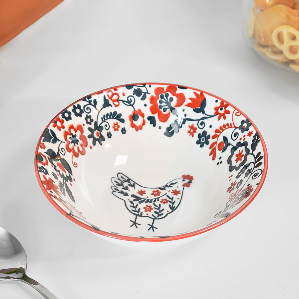 Миска суповая 18см Курочка