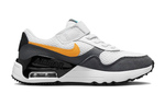 Middle-aged children's Nike Air Max SYSTM PS shock absorption non-slip wear-resistant low-cut sports casual shoes black and white