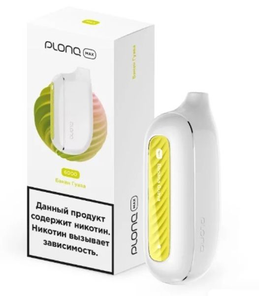Купить Одноразовый Pod Plonq Plus Max - Банан Гуава (6000 затяжек)