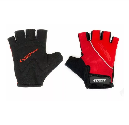 Перчатки TRIX nw  женские, S, коротк. пальцы, гелев. вставки, дышащая лайкра/искусств. замша, красные