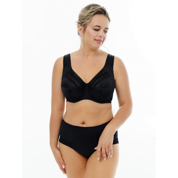 Бюстгальтер Sermija Honey мягкая чаша на каркасах (черный)