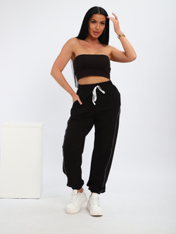 Джогеры "ЭЙС" черные