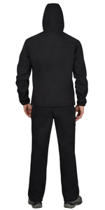 Куртка "Азов" с капюшоном черный софтшелл пл 350 г/кв.м