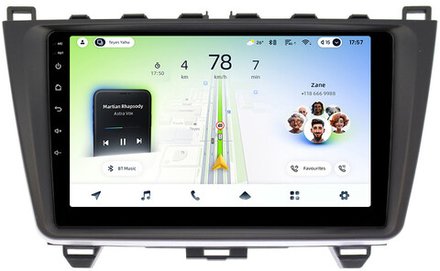 Магнитола для Mazda 6 GH 2007-2012 - Teyes CC4L монитор 9" IPS на Android 14, Snapdragon 662, CarPlay, 4G SIM-слот