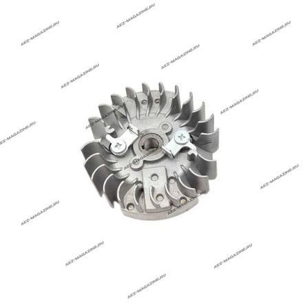 Маховик для китайских бензопил с объемом двигателя 45-52см3, D-100х19х13мм, H-30мм