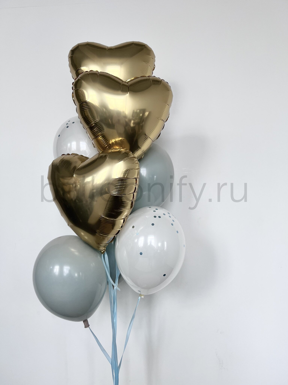 Фонтан шаров "Небесная симфония", дизайн №3