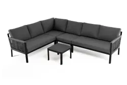 "Париж" модульная лаунж-зона садовая, цвет серый