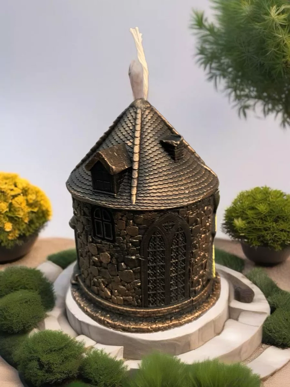 Свеча Обережная с русской Руной Защита