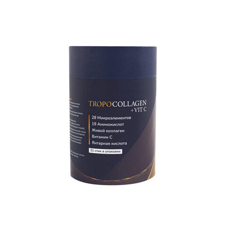 Tropocollagen + vit C Питьевой морской коллаген - 31 стик