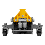 Домкрат гидравлический подкатной, 3 т, 75-500 мм, быстрый подъем, низкий подхват, проф. Denzel