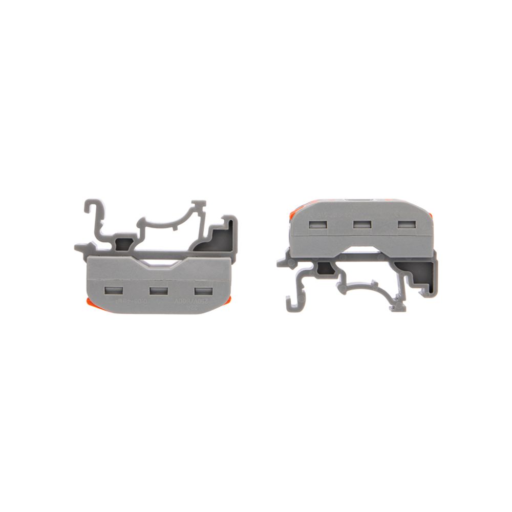 Клемма СМК 222-422D проходная 2-полюсная, с креплением на DIN-рейку (0,08-4 мм²), серая (5 шт./уп.)