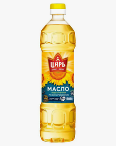 МАСЛО ПОДСОЛНЕЧНОЕ ЦАРЬ РАФИНИРОВАННОЕ 1Л
