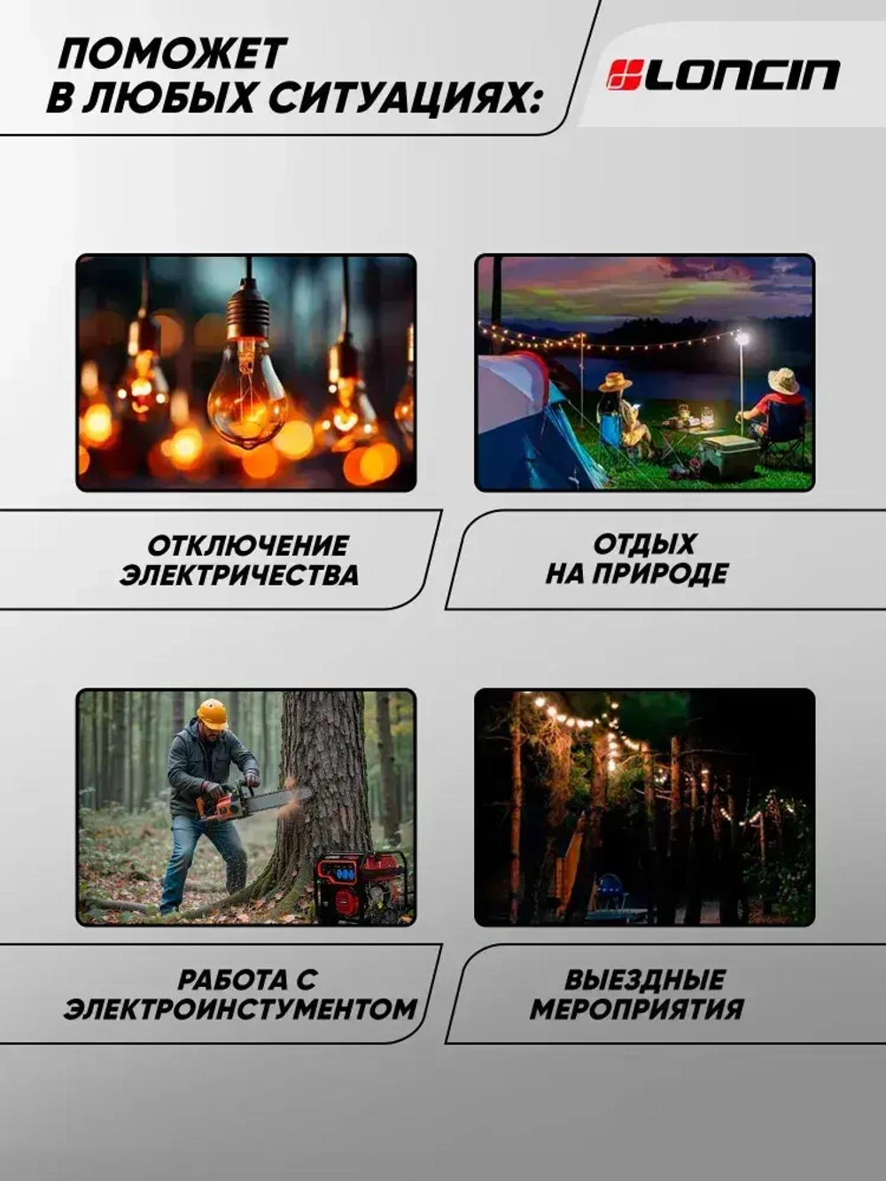 Генератор бензиновый Loncin LC3500-AS (3.1кВт, 220В, 15л, одна фаза)