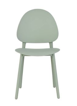 "Апероль" стул пластиковый, цвет серо-зеленый