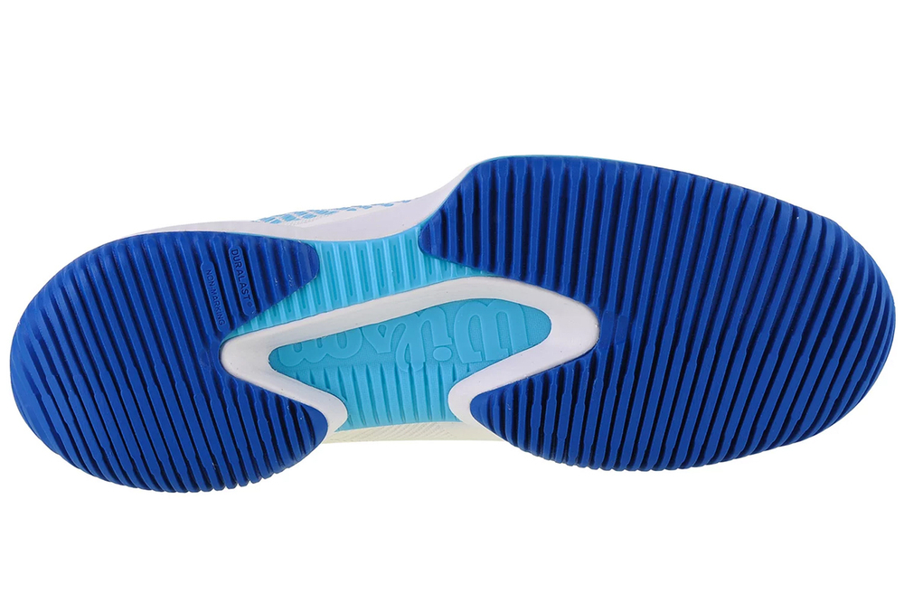 Мужские кроссовки теннисные Wilson Kaos Swift 1.5 Clay - white/blue atoll/lapis blue