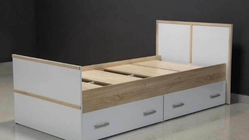 Кровать 90х200 с ящиками Сакура