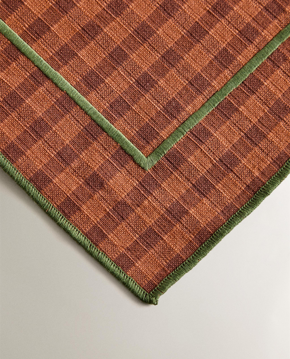 Zara Home сервировочная салфетка из хлопка, клетка, 50 35 см