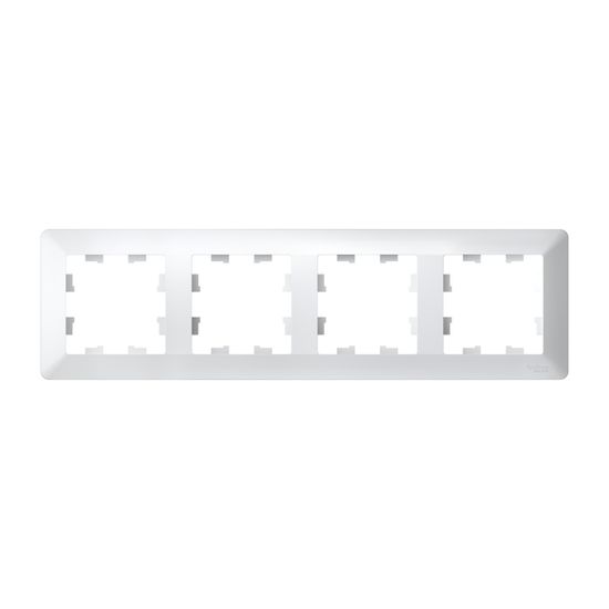 Рамка 4-м AtlasDesign Air бел./дым. бел. SE ATN220104