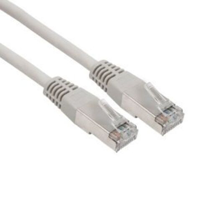 REXANT Патч-корд F/UTP, категория 6, RJ45-RJ45, экранированный, LSZH  серый, 0,5 м