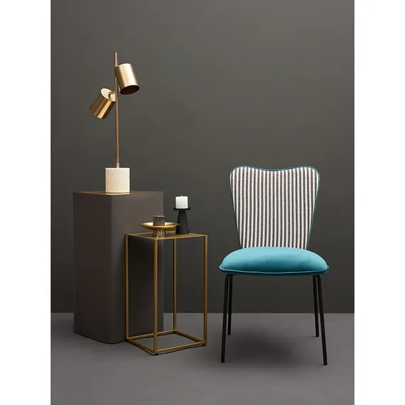 Стул Pompadour, велюр, изумрудный