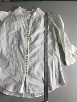 Блузка Sisley хлопковая, визуально на 44 размер