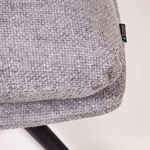 Кресло-качалка с оттоманкой Magnus, серое