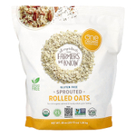 One Degree Organic Foods, пророщенный плющенный овёс, 1,28 кг (45 унций)