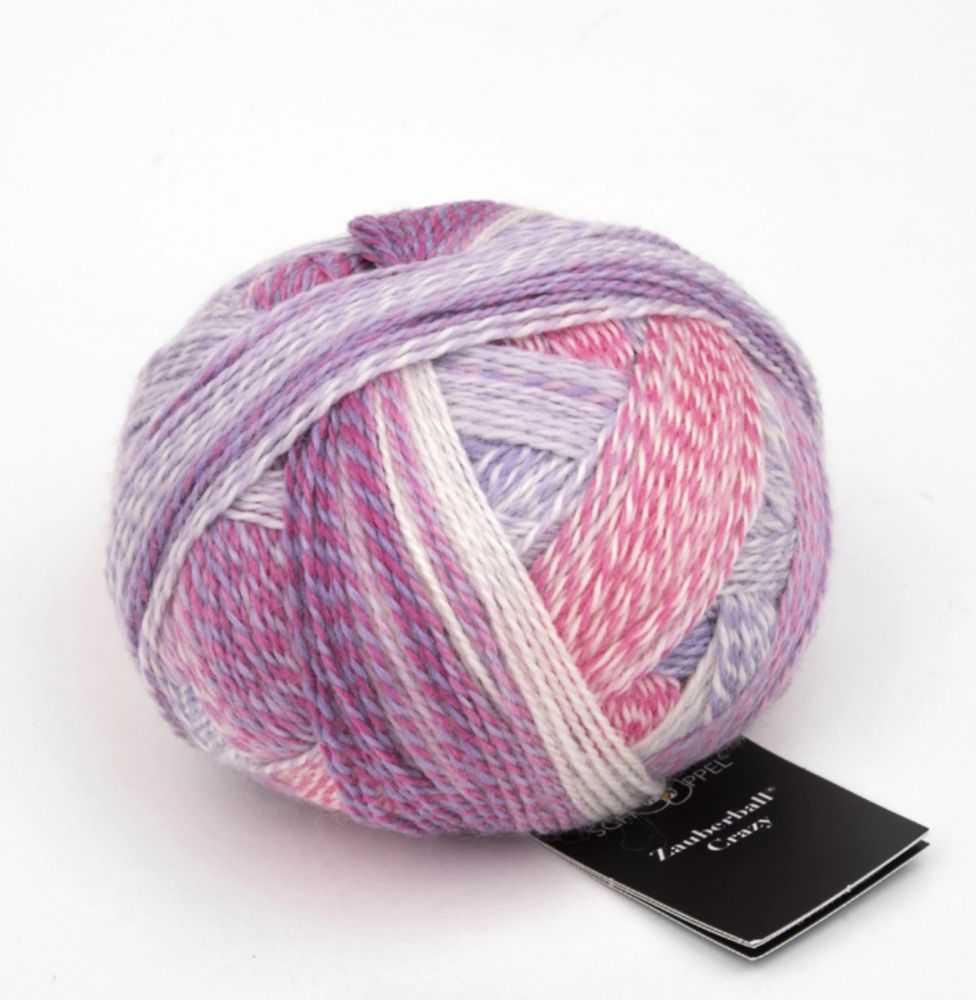 Пряжа Crazy Zauberball (2254/Облако №8 ), 420м/100гр