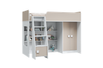 ТЕМА-8 Кровать-чердак шкаф прямой