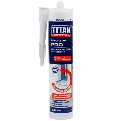 Герметик силиконовый нейтральный Tytan Professional белый 280 мл