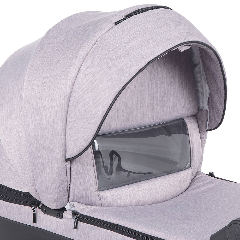 Детская коляска Adamex Chantal Retro 3 в 1 C202 (св.серый )