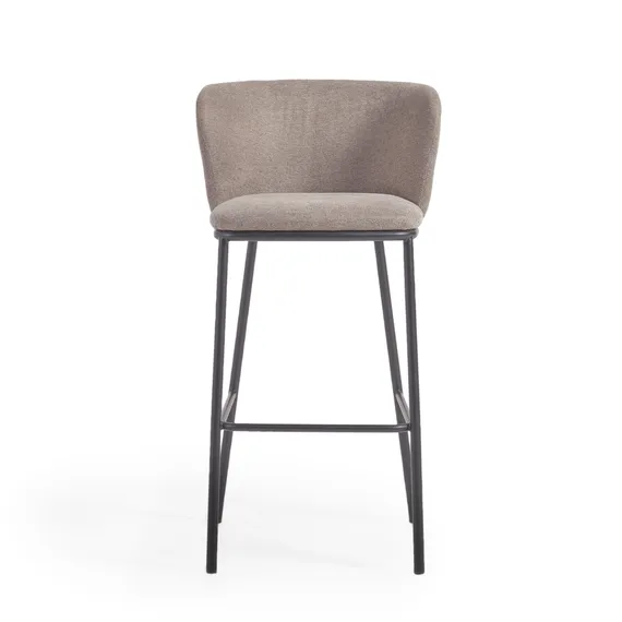 Барный стул Ciselia 75 см, светло-коричневый шенилл