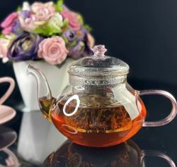 Lenardi 139-042 Чайник заварочный 500мл. в под.уп.(х24)Стекло