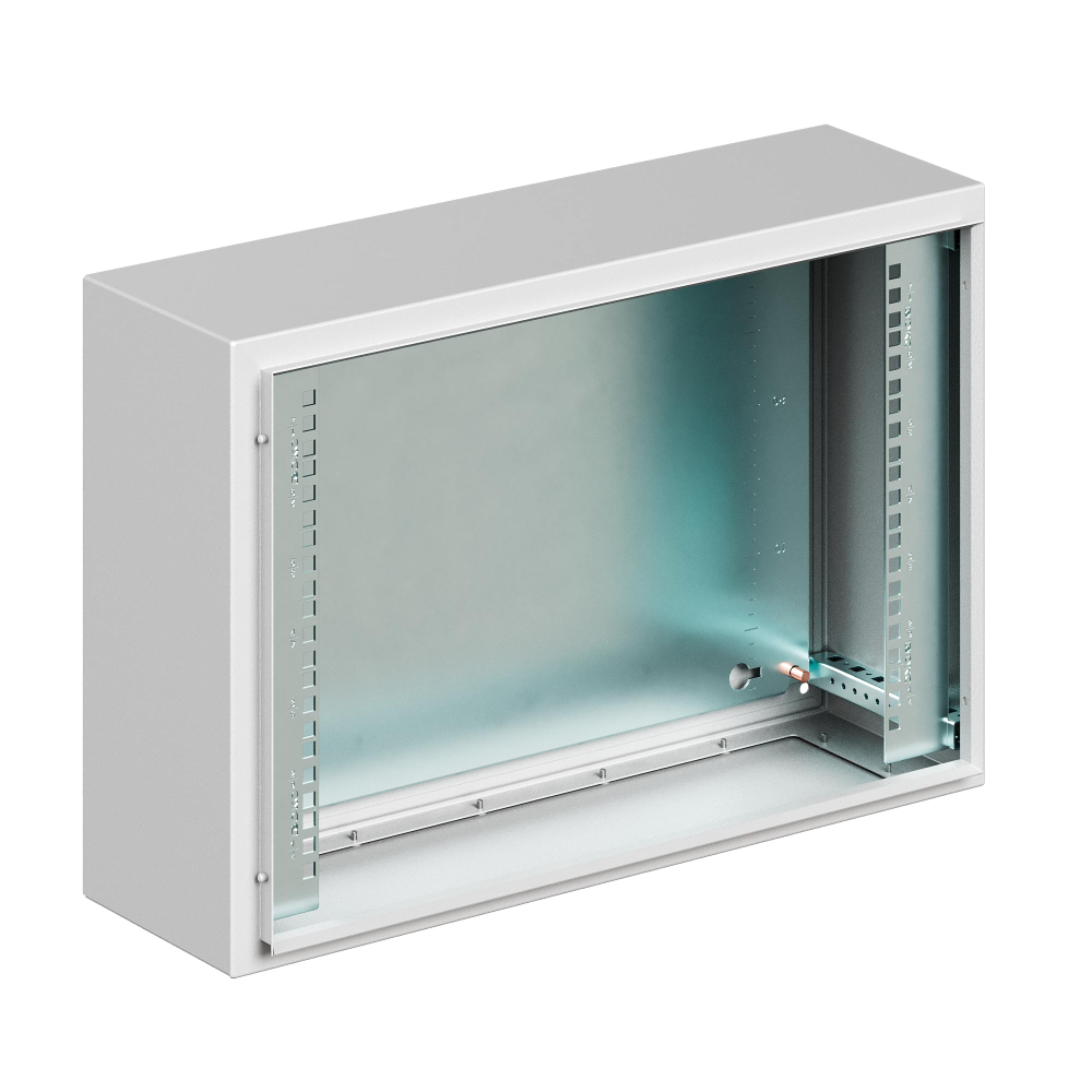 Вертикальные монтажные профили 19", 7U, "L" для навесных корпусов В=400 мм, комплект - 2 шт.