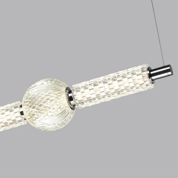 5007/28L L-VISION ODL24 587 хром/металл/акрил Подвес LED 28W 4000K 2089лм CRYSTAL