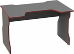 Стол письменный ВАРДИГ К1, 120*75*82 см, ЛДСП, антрацит/красный