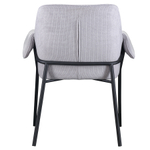 Стул Bergenson Bjorn Aline, шенилл, светло-серый