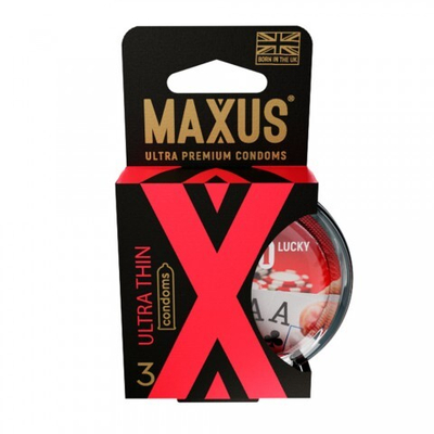 Презервативы MAXUS X-Edition AIR Ultra thin, ультратонкие, 3 шт