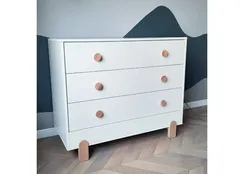 Комод Ice-cream 3 ящика (белый)