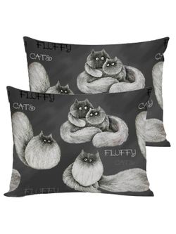 Постельное белье поплин Сказка "Fluffy/Флиппи" 2-спальное Наволочка 50х70 см 2 шт Простынь на резинке 160x200 см Пододеяльник 175x215 см