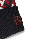 шапка th monogram Tommy Hilfiger - бордовый(AM0AM10491)