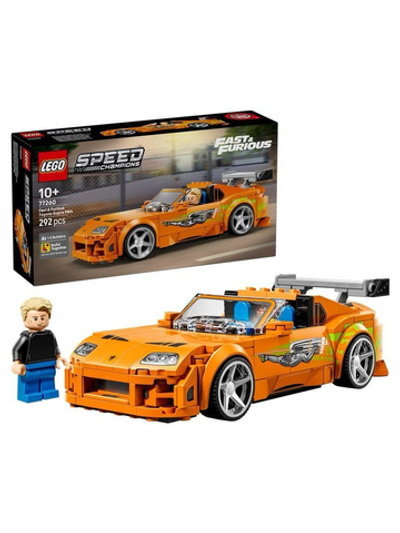 Конструктор лего спид чемпионс Форсаж 77260 | LEGO Speed Champions Furious Toyota Supra MK4 | 292 детали | 10+